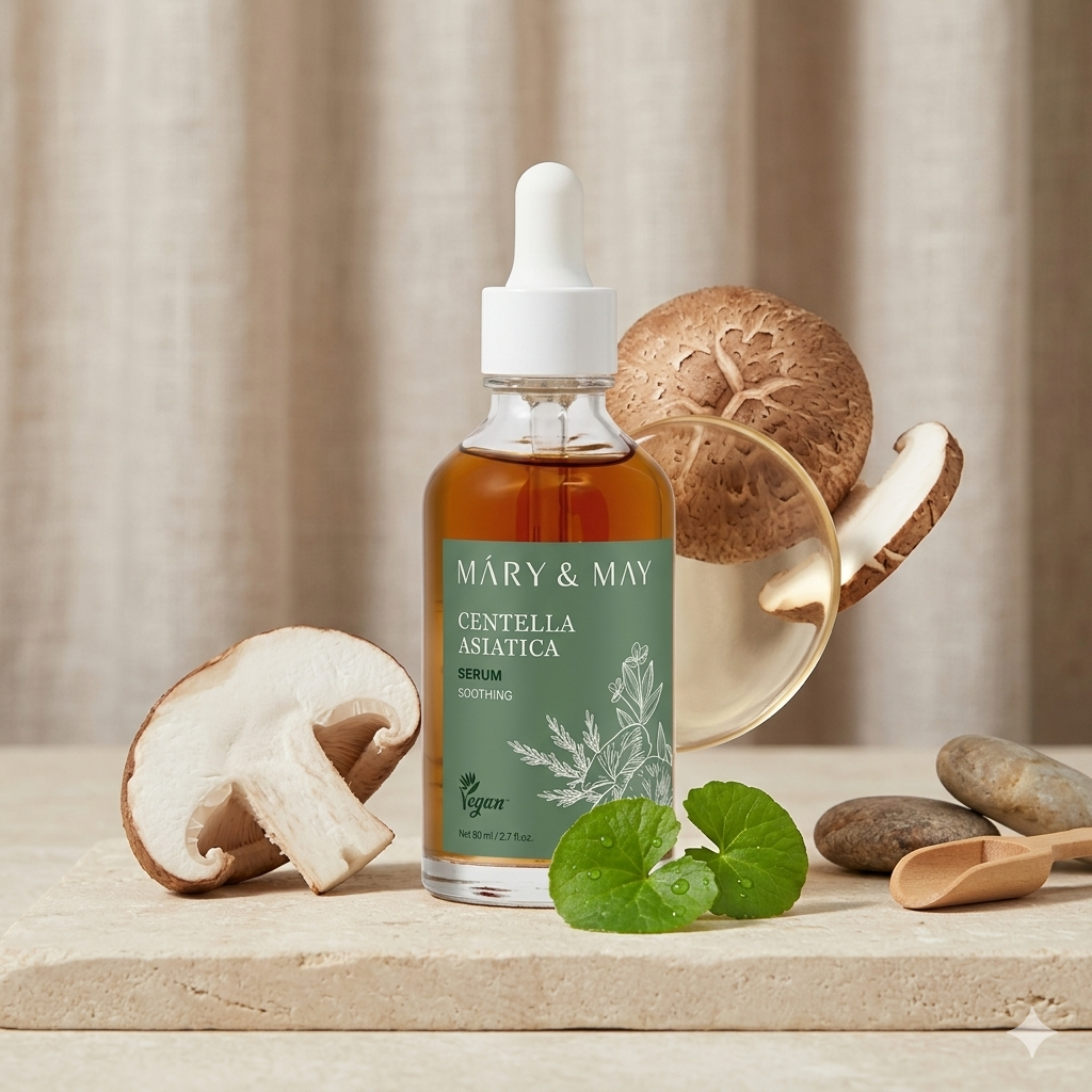 Mary & May Centella Asiatica Успокояващ серум за лице – 80 мл